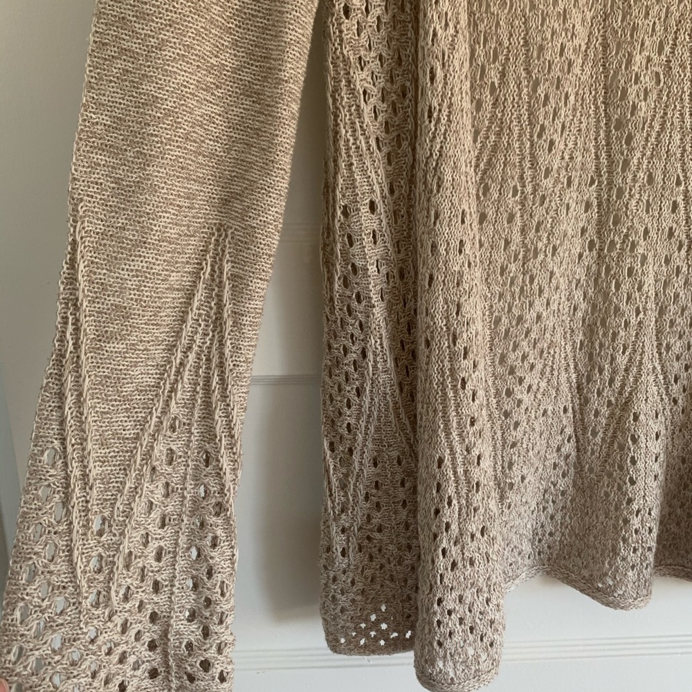 Anthropology long knit sweater size S